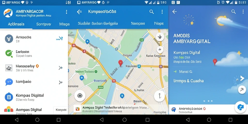 Tampilan antarmuka AMBYARGACOR yang sederhana dan fungsional.