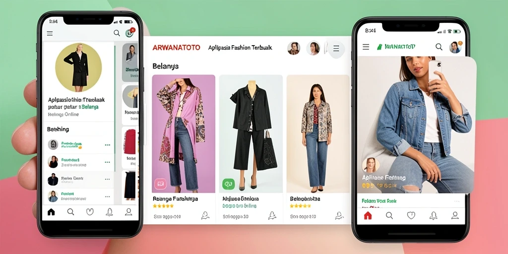 Tampilan antarmuka ARWANATOTO yang menarik dan mudah digunakan untuk belanja fashion.