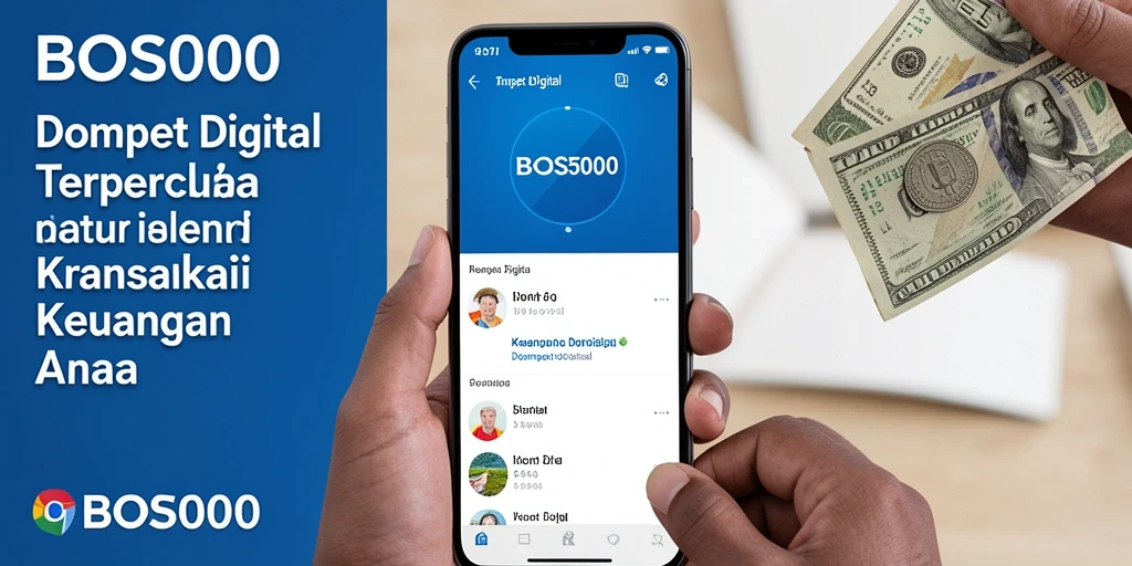 Antarmuka aplikasi BOS5000 yang memudahkan transaksi keuangan.