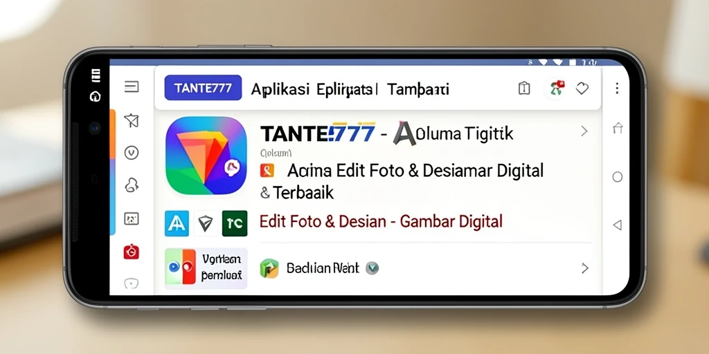 Antarmuka TANTE777 yang intuitif dan menarik untuk digunakan.